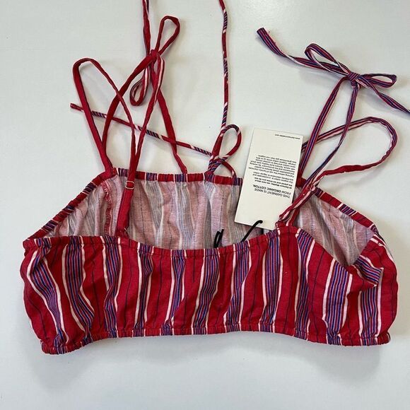 Damson Madder NWT Striped Linen Cotton Set 16 - Picture 14 of 15